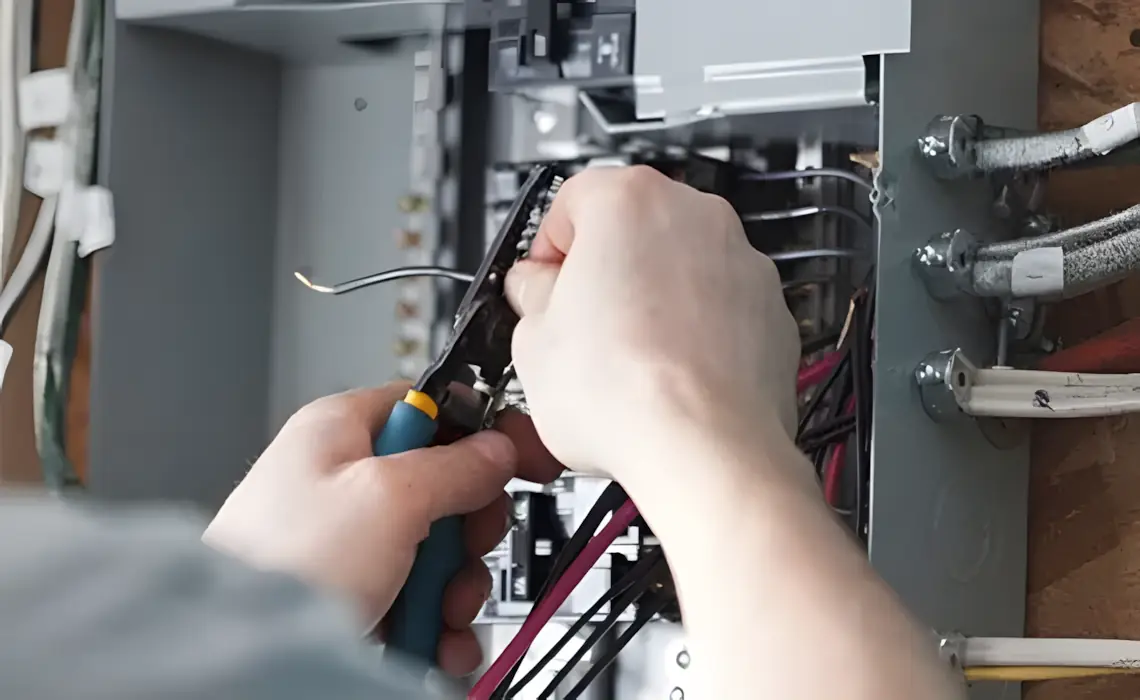 električar preseca kabel